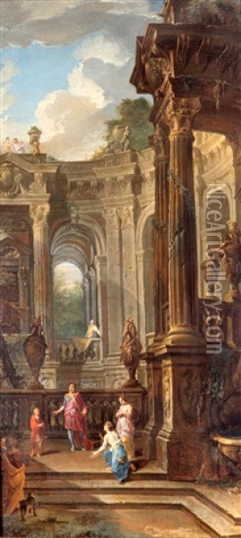 Alexander De Grote En De Familie Van Darius (plutarchus) Oil Painting - Paolo Giovanni Bedini