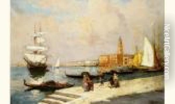 Venise Oil Painting - Henri Alphonse Barnoin