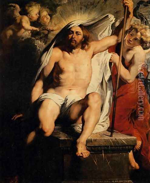 Christ Resurrected Oil Painting - Peter Paul Rubens