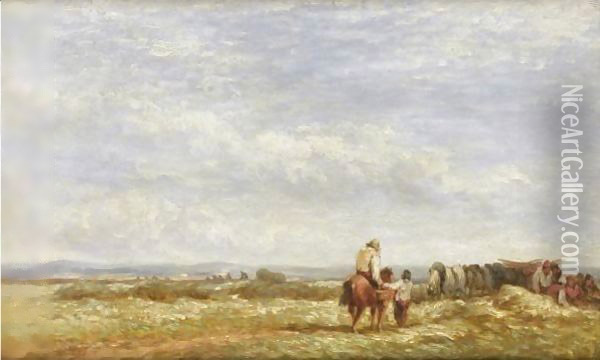 Midday Rest Oil Painting - David Cox
