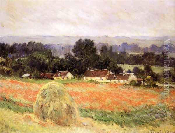 Haystack At Giverny Oil Painting - Claude Oscar Monet