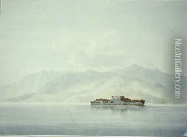 Isola Madre, Lago Maggiore, c.1781 Oil Painting - John Warwick Smith