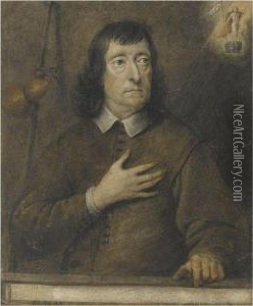 Portrait Of A Gentleman Oil Painting - George Quinton