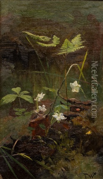 Spring Flowers Oil Painting - Torsten Wasastjerna