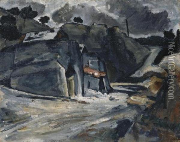 Paysage Provencal Oil Painting - Paul Cezanne