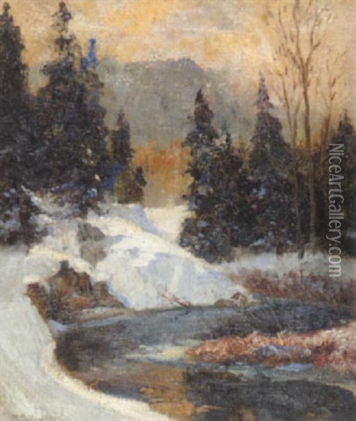 The Devil River Oil Painting - Maurice Galbraith Cullen