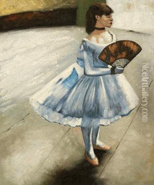 The Dancing Girl Oil Painting - Edgar Degas
