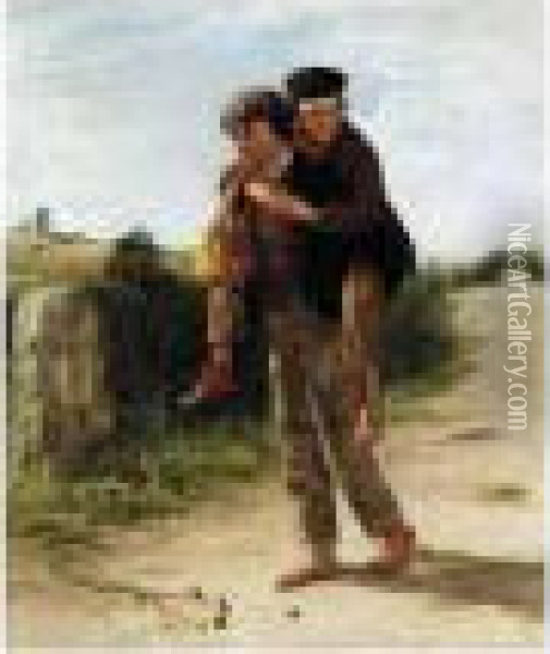 Companions Oil Painting - William McTaggart