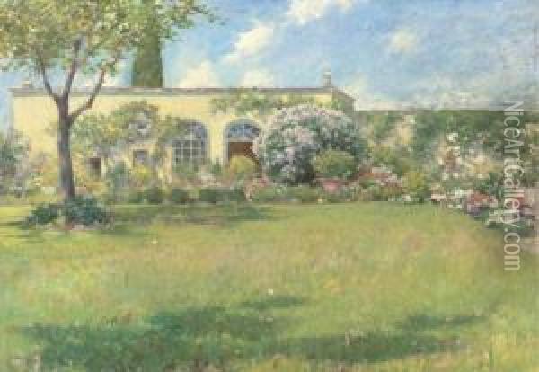 The Orangerie Oil Painting - William Merritt Chase