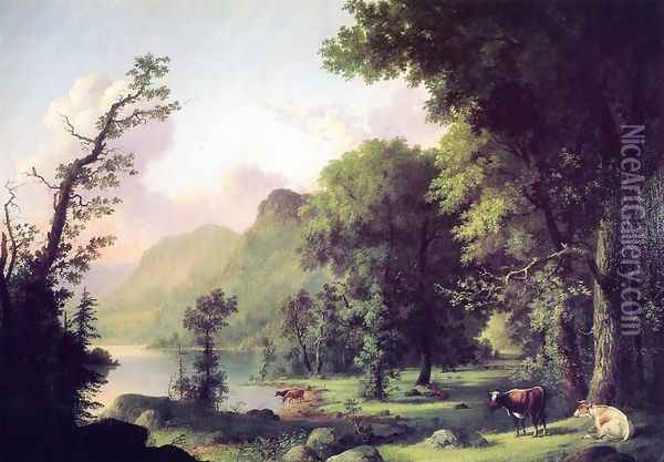 Summer on the Housatonic Oil Painting - George Henry Durrie