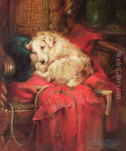 Tired Out Oil Painting - Philip Eustace Stretton