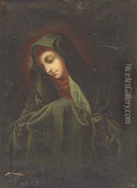 The Madonna Oil Painting - Carlo Dolci