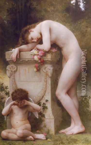 Douleur d'amour (Elegy) Oil Painting - William-Adolphe Bouguereau