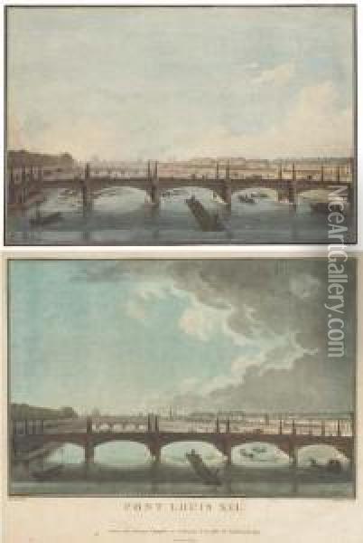 Le Pont De La Concorde Oil Painting - Jean Nicolas Louis Durand
