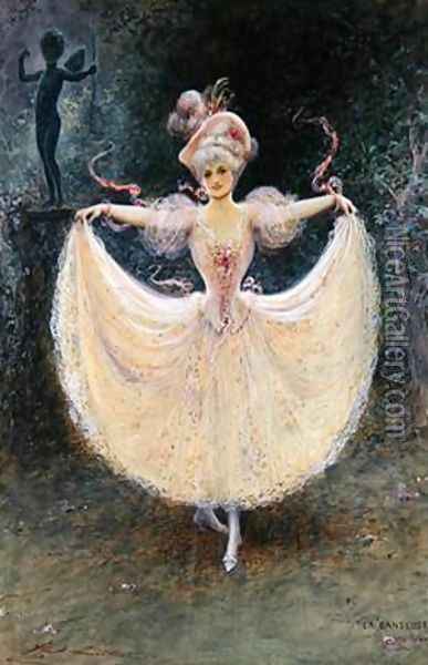 La Danseuse 1894 Oil Painting - Henry (Hal) Stephen Ludlow