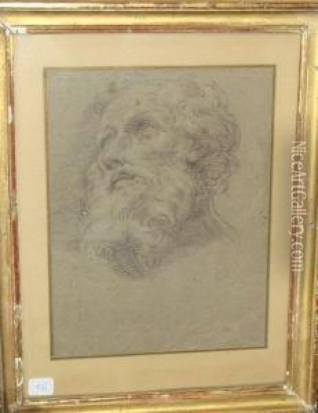 Portrait D'un Apotre Oil Painting - Giovanni Battista Tonna