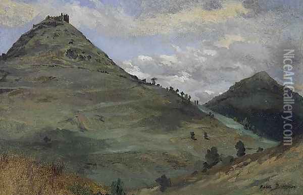 Sudliche Landschaft Oil Painting - Rosa Bonheur
