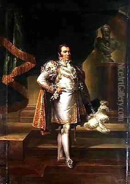 Charles Ferdinand of France 1778-1820 in the Costume of a French Prince Oil Painting - Baron Francois Gerard