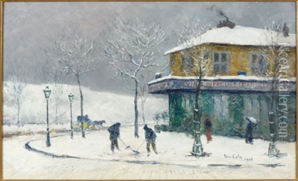 Matin D'hiver Oil Painting - Siebe Johannes ten Cate