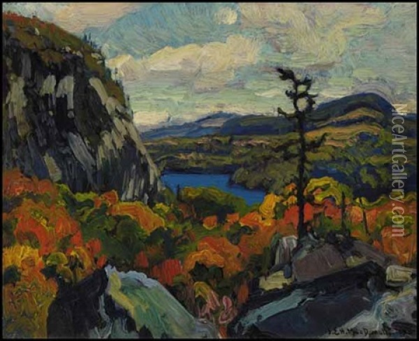 Early Autumn, Montreal River, Algoma Oil Painting - James Edward Hervey MacDonald