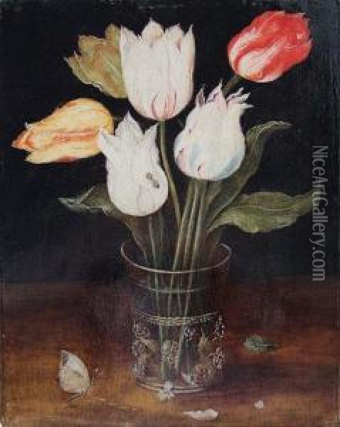 Bouquet De Tulipes Oil Painting - Daniel Seghers