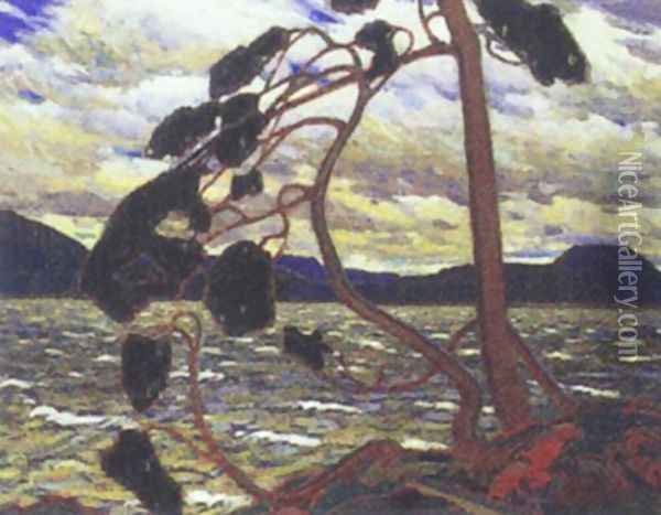 The West Wind Oil Painting - Tom Thomson