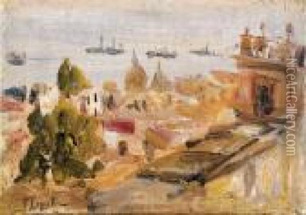 Veduta Di Costantinopoli Oil Painting - Pietro Scoppetta