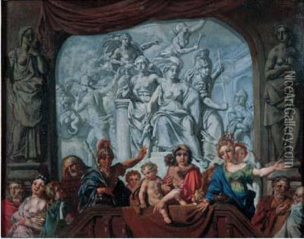 Le Triomphe D'un General Romain Oil Painting - Gerard de Lairesse