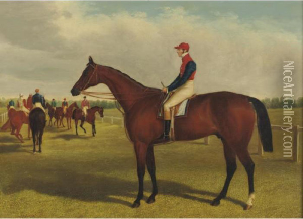 Property From A Private Collection
 

 
 
 

 
 Don John, Winner Of The St. Leger, 1838 And The St. Leger, 1839 Oil Painting - John Frederick Herring Snr