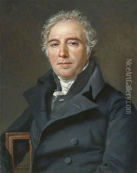 Portrait of Ramel de Nogaret Oil Painting - Jacques Louis David
