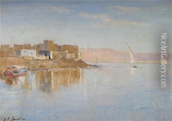Ballianah On The Nile Oil Painting - William James Laidlay