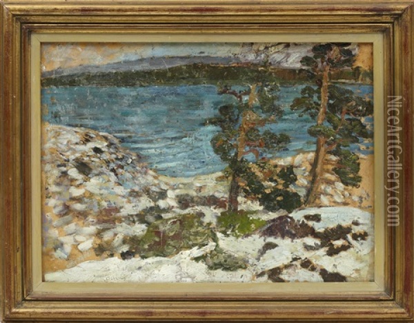 Tidig Vinter Oil Painting - Helmer Osslund
