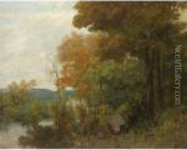 Lisiere De Foret Oil Painting - Gustave Courbet