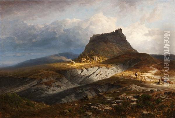 Canossa Oil Painting - Hermann Kruger