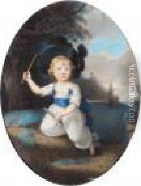 Portrait Of Laurence Sullivan As A Child Oil Painting - Sir Thomas Lawrence
