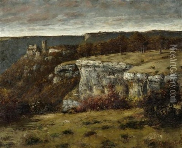 Chateau De Scey En Varais Oil Painting - Gustave Courbet