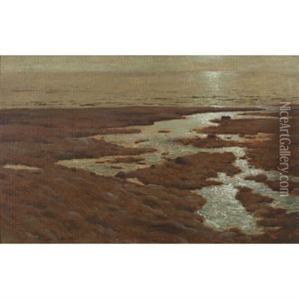 Silver Moonlight Oil Painting - Francis Hans Johnston