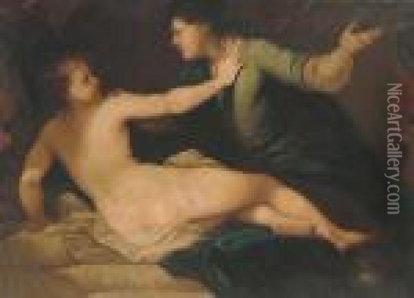 The Rape Of Lucretia Oil Painting - Luca Giordano