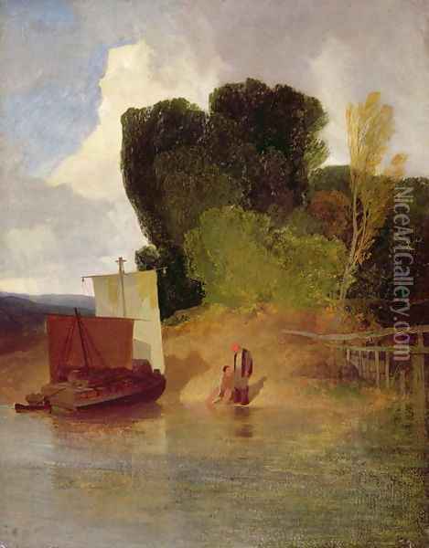 On the River Yare Oil Painting - John Sell Cotman