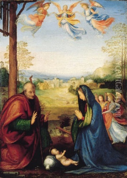 The Nativity Oil Painting -  Fra Bartolommeo