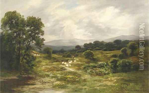 Glen Filas, Brig O'Turk Oil Painting - William Beattie Brown