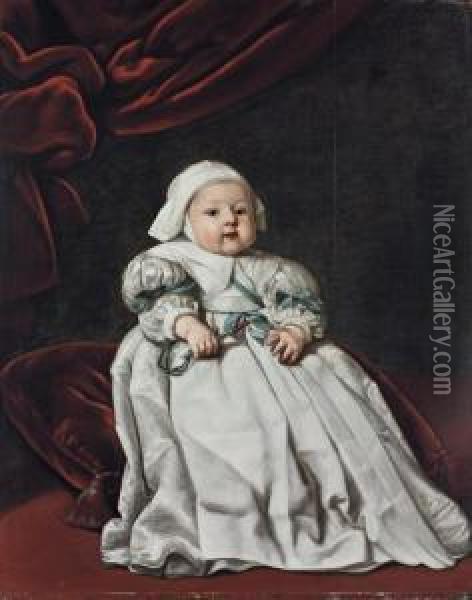 Portrait Of A Child Oil Painting - Jacob van Loo