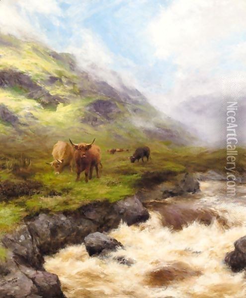 Among The Hills Oil Painting - Peter Graham