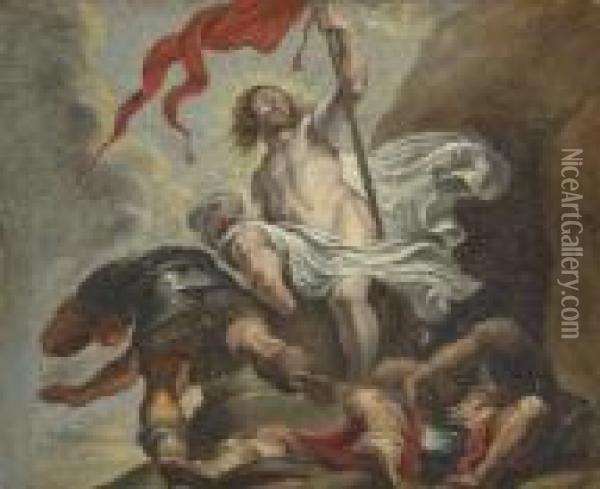 The Resurrection Oil Painting - Peter Paul Rubens