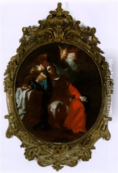 Mater Dolorosa Oil Painting - Francesco Celebrano
