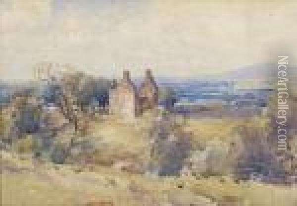 Frenchland Tower, Near Moffat Oil Painting - James Paterson