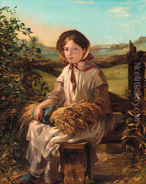 The young harvester Oil Painting - Emma Brownlow