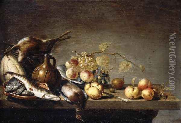 Still-Life (2) 1640 Oil Painting - Harmen Steenwijck
