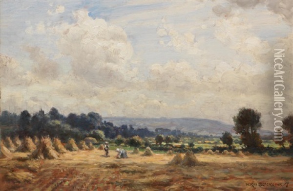 Harvest Oil Painting - William Kay Blacklock