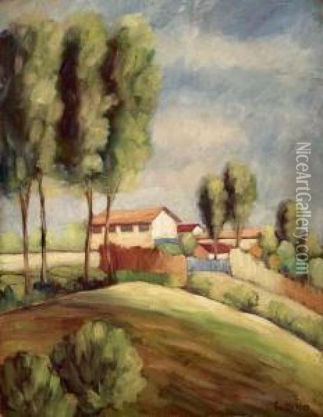 Paesaggio Oil Painting - Camillo Rho